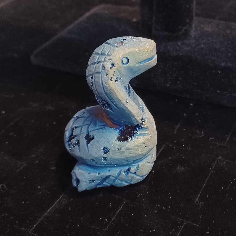 Titanium Coated Sphelurite Mineral Cobra